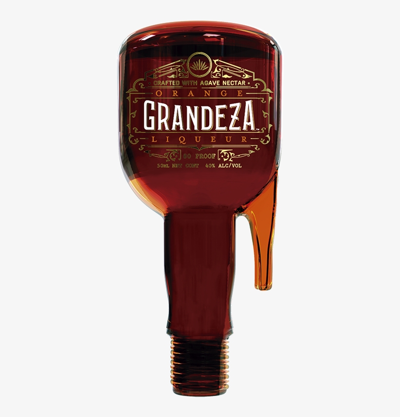 Grandeza's Patented Mini Sidecar Bottle - Bottle, transparent png