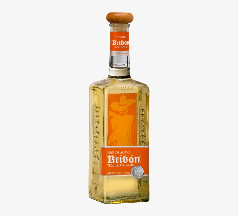 Bribon Reposado Bottle Image - Bottle, transparent png
