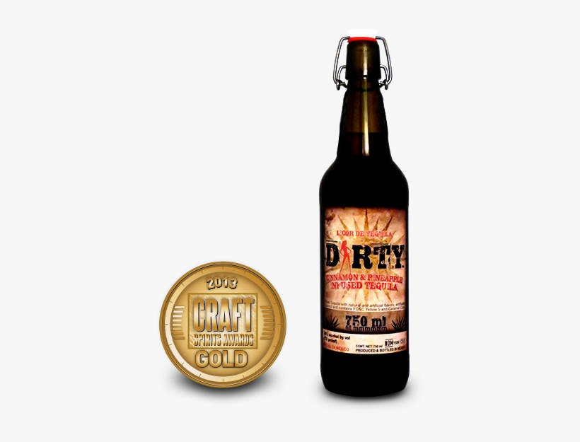 Dirty Tequila - Dirty Cinnamon & Pineapple Infused Tequila - 750, transparent png