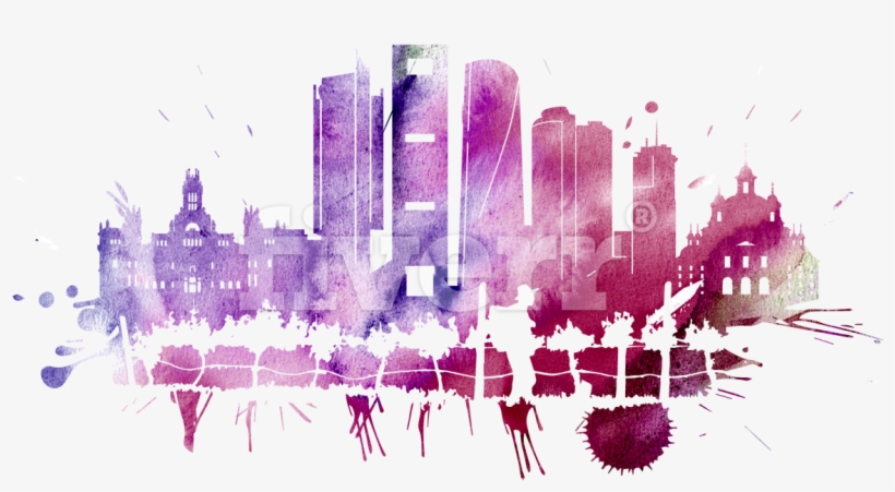 Skyline, transparent png