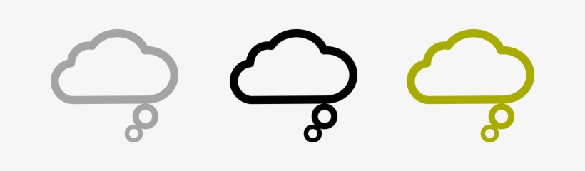 Thought-cloud - Omnichannel, transparent png