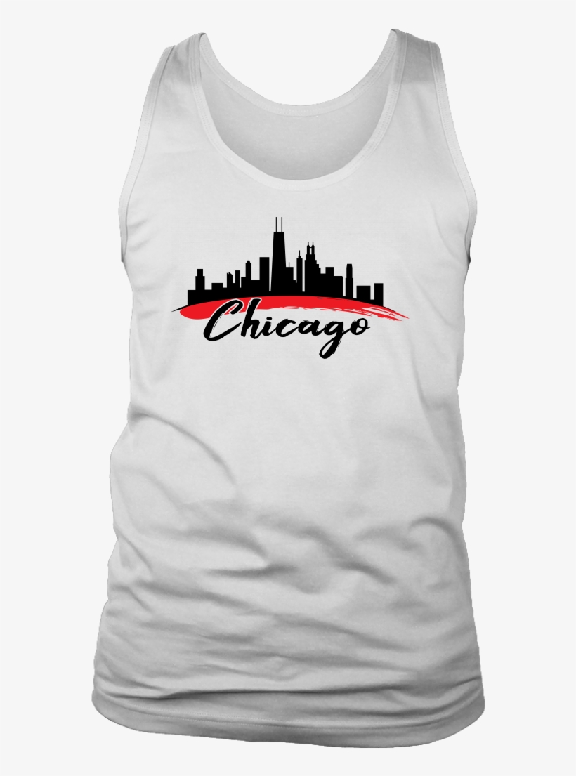 Load Image Into Gallery Viewer, Chicago Skyline - Just Farm It Farmer T-shirt - Just Farm It T-shirt, transparent png