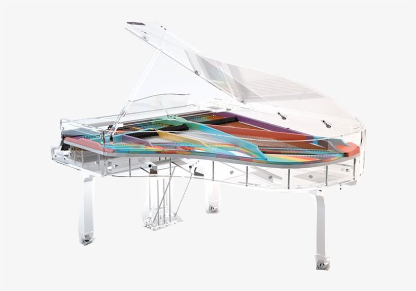 Piano Details - Grand Rainbow Piano, transparent png