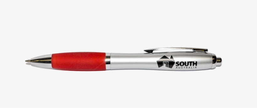 Red Pen Png - Curvy Pen White Red, transparent png