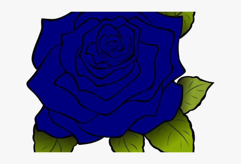 Blue Rose Cliparts - Roses Clipart, transparent png