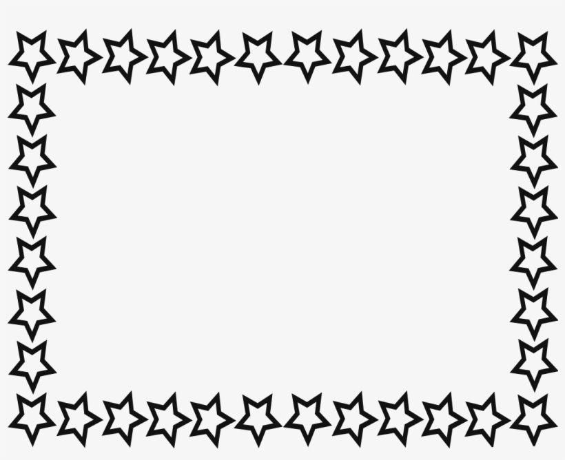 Star Border Clip Art - Star Border Clipart, transparent png