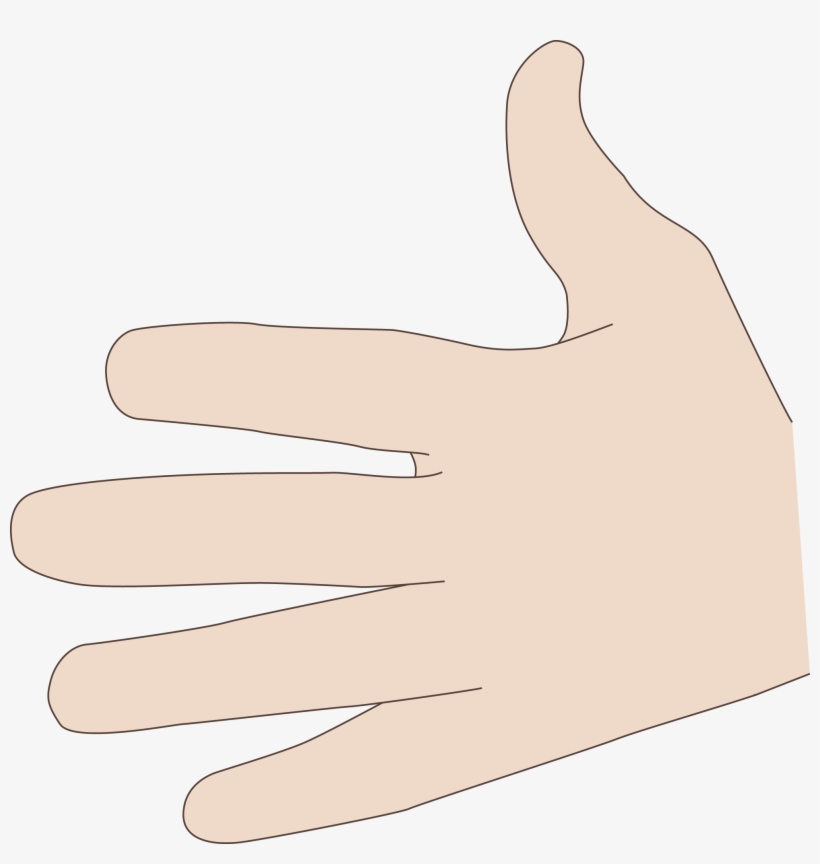 All Fingers Spread Outward - Finger, transparent png