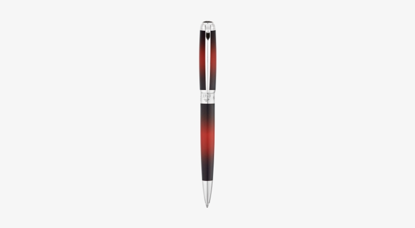 Ballpoint Atelier Sun Burst Red Medium - Stationery Du Pont Ball-point Pen Line D Medium Atelier, transparent png