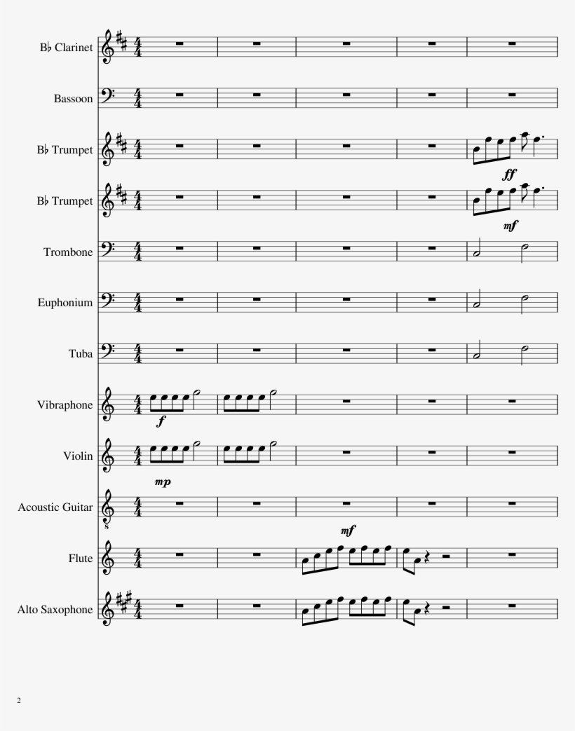 Mlg Group Serious Anthem Background Cover Sheet Music - Clarinet, transparent png