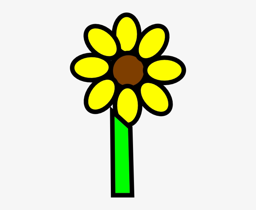 How To Set Use Sunflower With Stem Svg Vector, transparent png