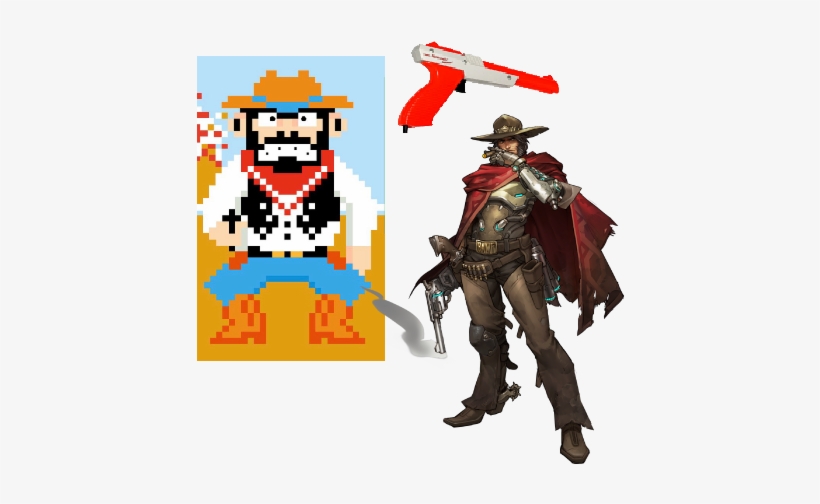 Mccree X Wild Gunman Overwatch, Nintendo - Jesse Mccree Official Art, transparent png