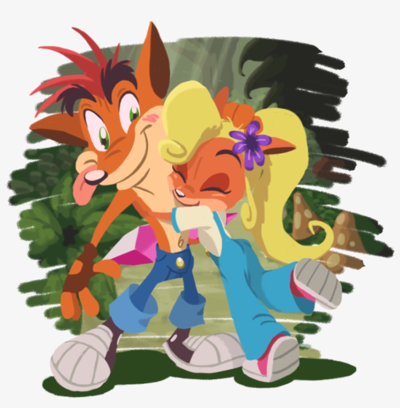 Some Congrats Are In Order From Big Brother Now Coco - Crash And Coco Bandicoot, transparent png
