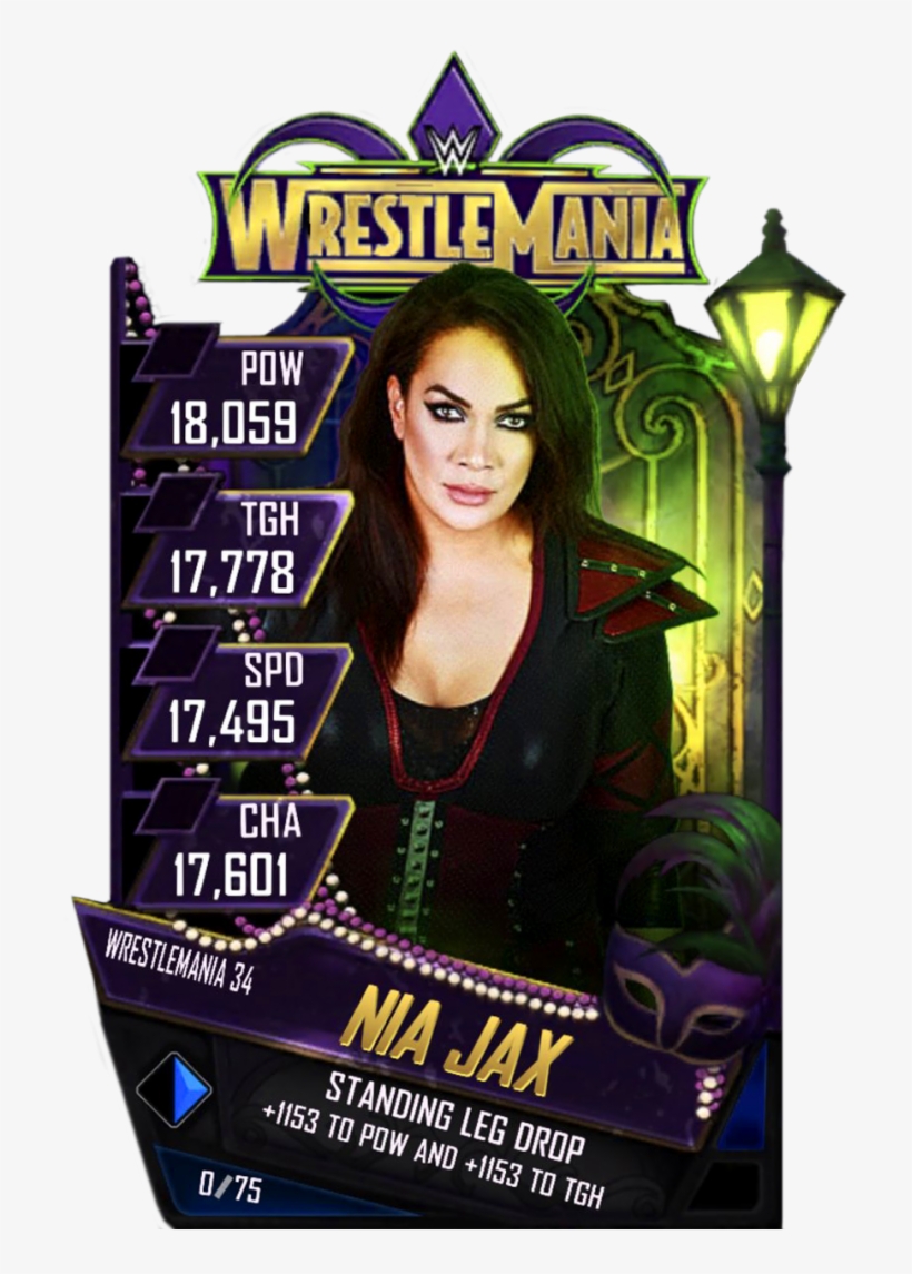 Niajax S4 19 Wrestlemania34 Ringdom - Jeff Hardy Wwe Supercard Wrestlemania 34 Card, transparent png