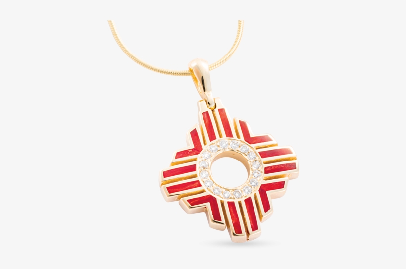 Coral Halo Zia Pendant - Pendant, transparent png