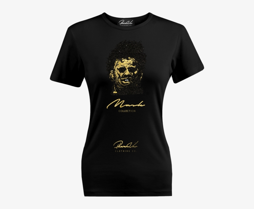 Ladies Mask Collection Leather Face - T-shirt, transparent png