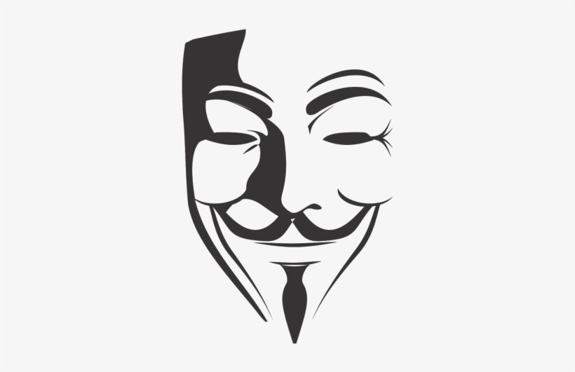 Anonymous Mask Png Transparent Images - V For Vendetta Anonymous Mask Guy Guido Fawkes Decal, transparent png