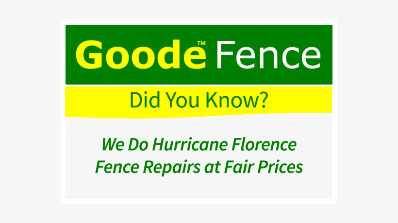 Gf Promo Hf - Goode Fence, transparent png