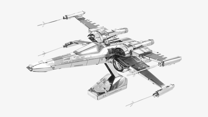 Picture Of Poe Dameron's X-wing Fighter - Metal Earth Star Wars, transparent png
