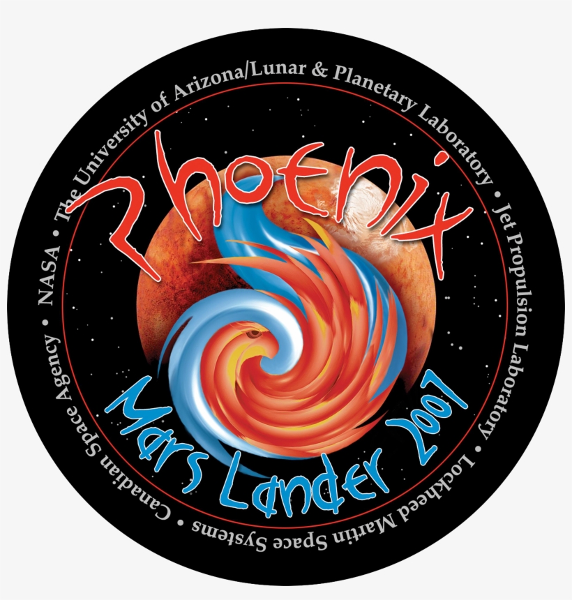 Phoenix Mission Logo - Phoenix Mars Mission Logo, transparent png