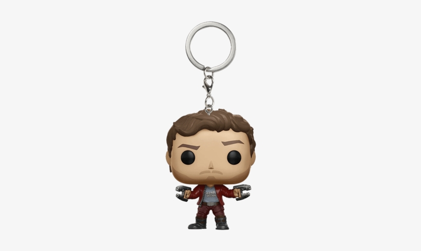 Guardians Of The Galaxy 2 Star-lord Pop Keychain - Funko Pop Keychain Guardians Of The Galaxy, transparent png
