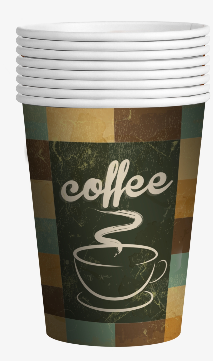 Paper Cups - Obraz Na Plátně - Coffee Shop (1), transparent png