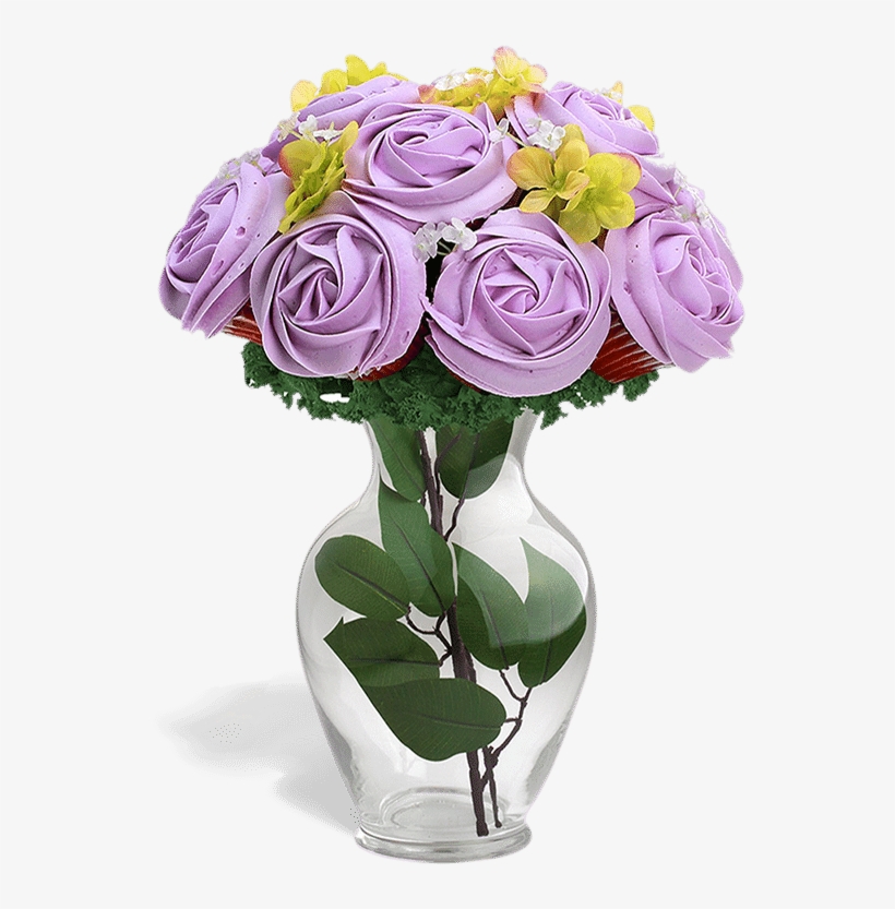 Mother Mia - Cupcake Bouquet In A Vase, transparent png