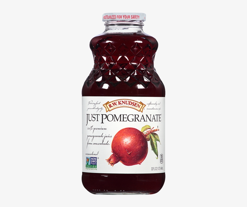Just Pomegranate® Juice - Rw Knudsen Pomegranate, transparent png