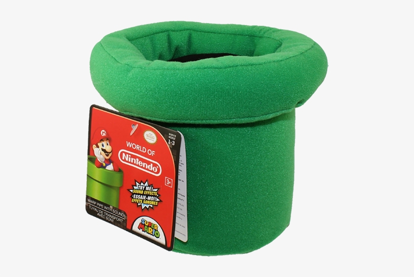 Super Mario Plush With Sounds, Pipe, , Large - Mario Series, transparent png