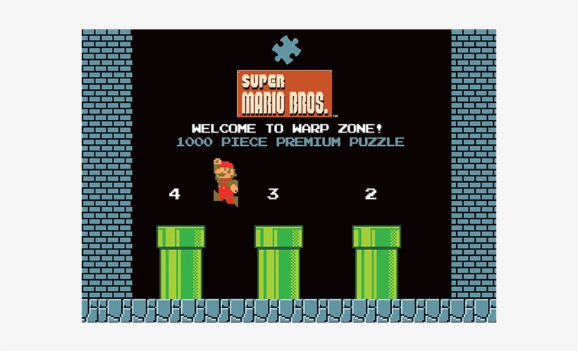 Welcome To Warp Zone Super Mario Puzzle, transparent png