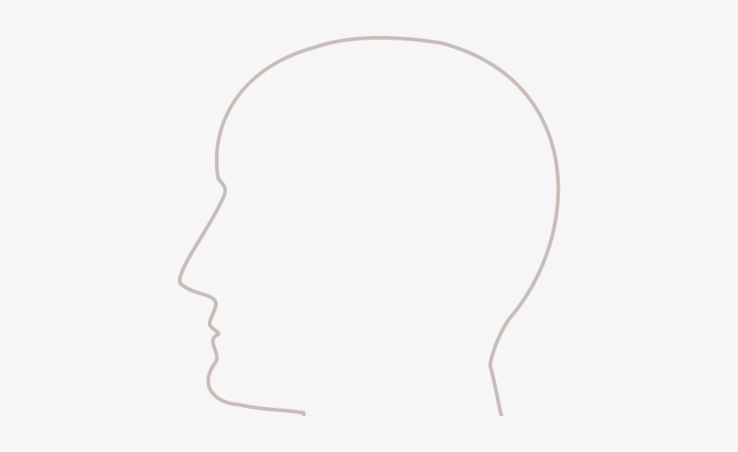 Human Head Side View Outline 426x422 PNG Download PNGkit