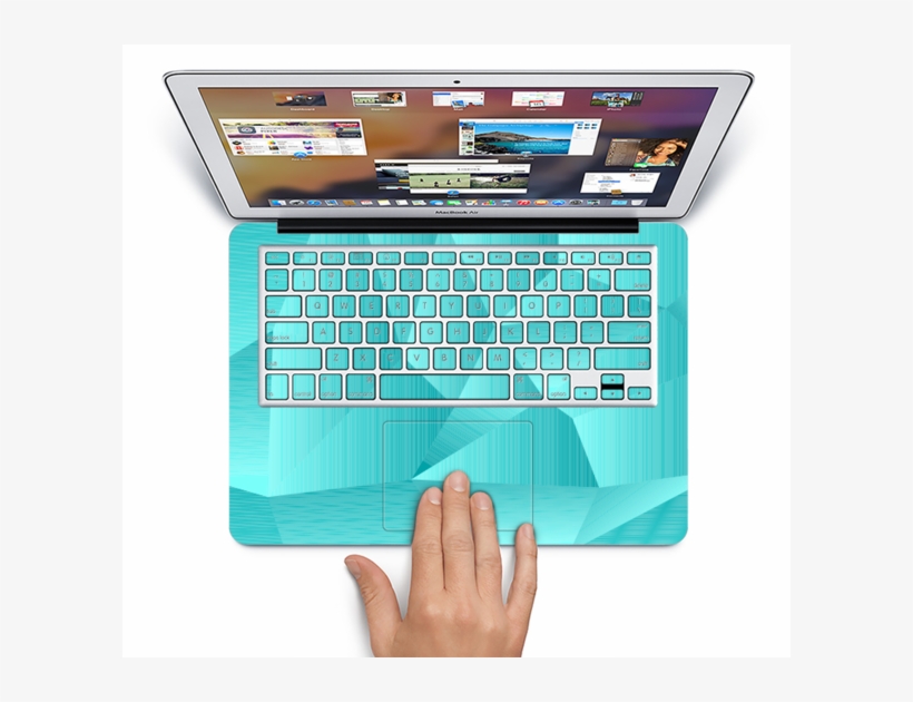 The Blue Geometric Pattern Skin Set For The Apple Macbook - Sunky - Macbook Pro 15 Inch Case With Retina Display, transparent png