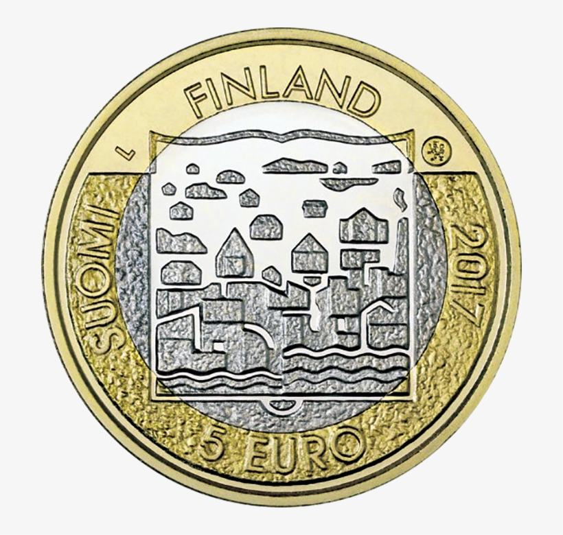 The Reverse, Which Is Common To All Eight Coins In - Финляндия 5 Евро 2017 Год, transparent png