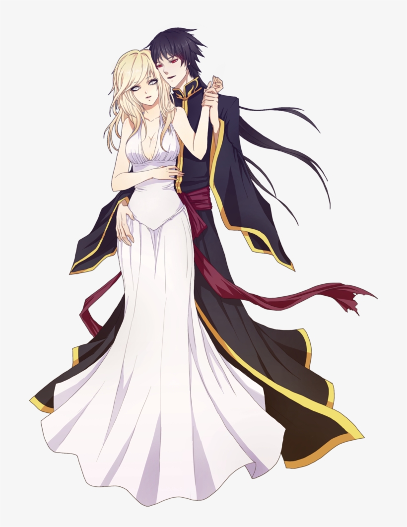 Reina And Lucifer -commission By Nipuni On Deviantart - Anime, transparent png