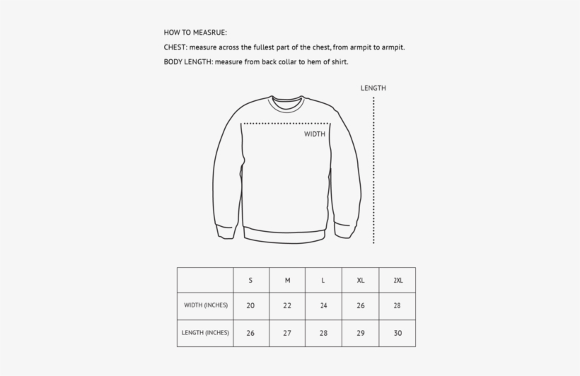 Our Garments Are Unisex - Diagram, transparent png