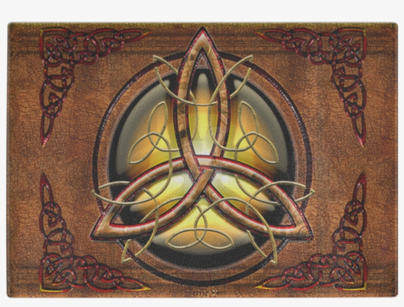 Triquetra Celtic Cutting Board - Cafepress Celtic Triquetra On Pearl Puzzle, transparent png