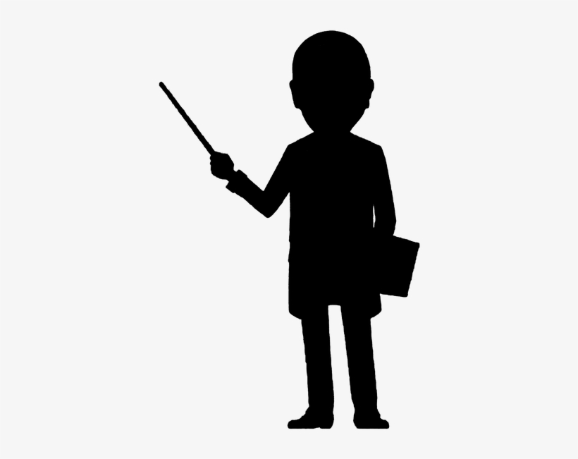 Silhouette Clipart Professor - Descripcion Png, transparent png