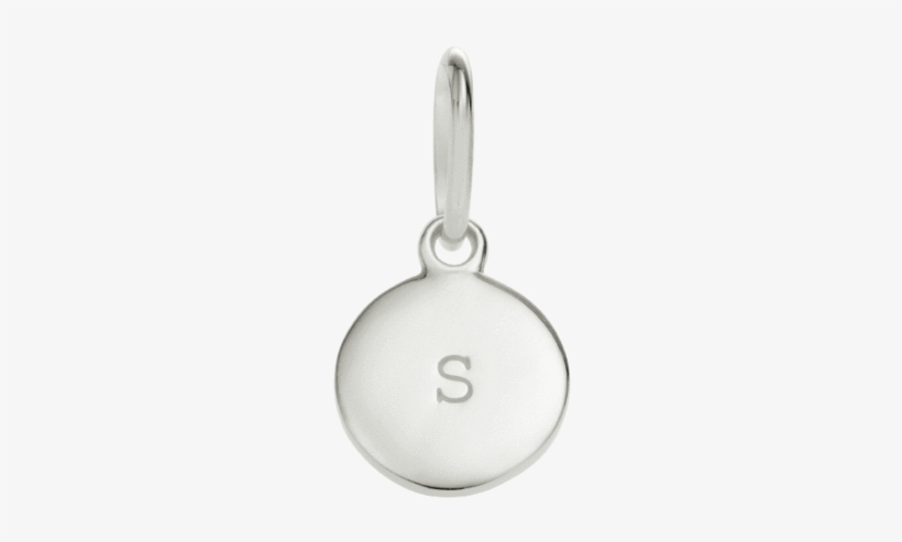 S Circle Letter Sterling Silver - Edison Screw, transparent png