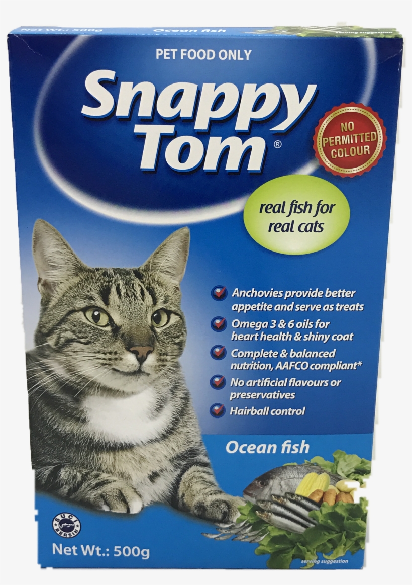 Snappy Tom Ocean Fish 500g - Snappy Tom Salmon With Chicken 1.5 Kg, transparent png