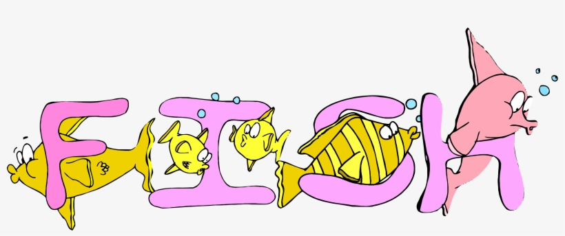 This Free Icons Png Design Of Fish Typography, transparent png