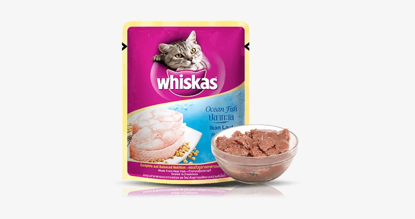 Whiskas Ocean Fish Wet Food, transparent png