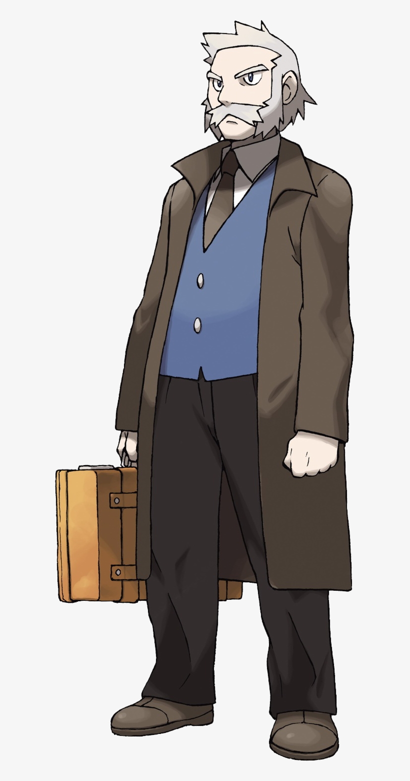 Pokemon Professor Rowan, transparent png