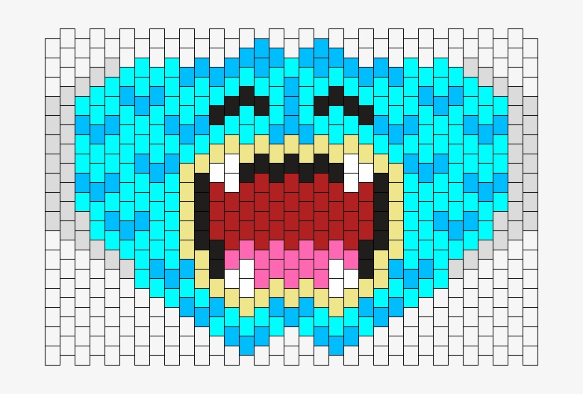 Gyarados Kandi Mask, transparent png
