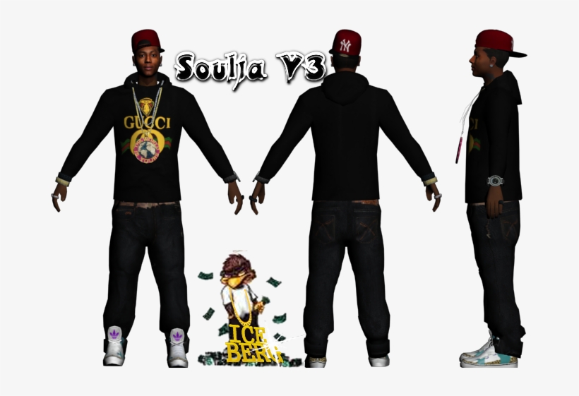 Image - San Andreas Soulja Boy Skin, transparent png