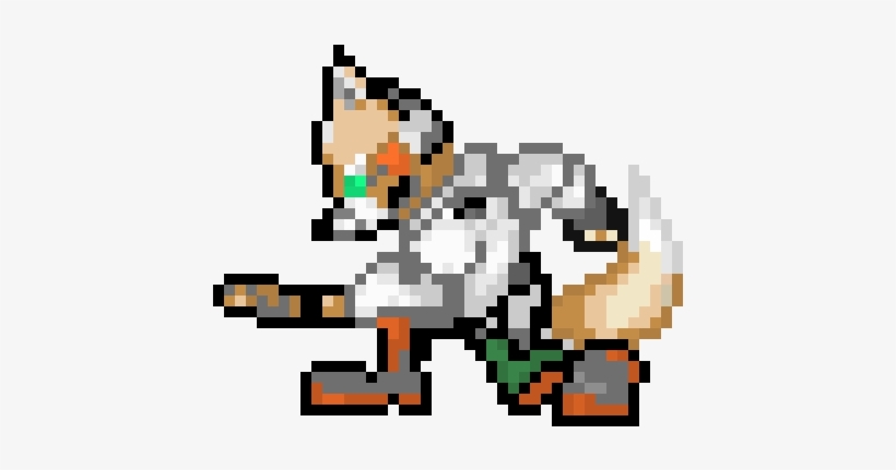 Fox Mccloud Pixel Art, transparent png