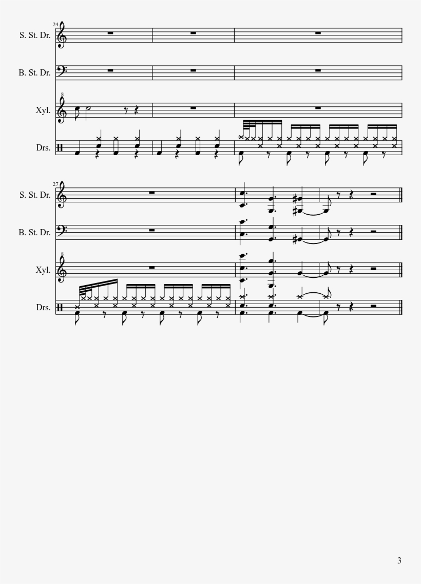 Crank That Sheet Music Composed By Arr - Soulja Boy Crank That Sheet Music, transparent png