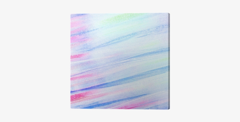 Abstract Artistic Watercolor Brush Strokes Canvas Print - Watercolor Painting, transparent png