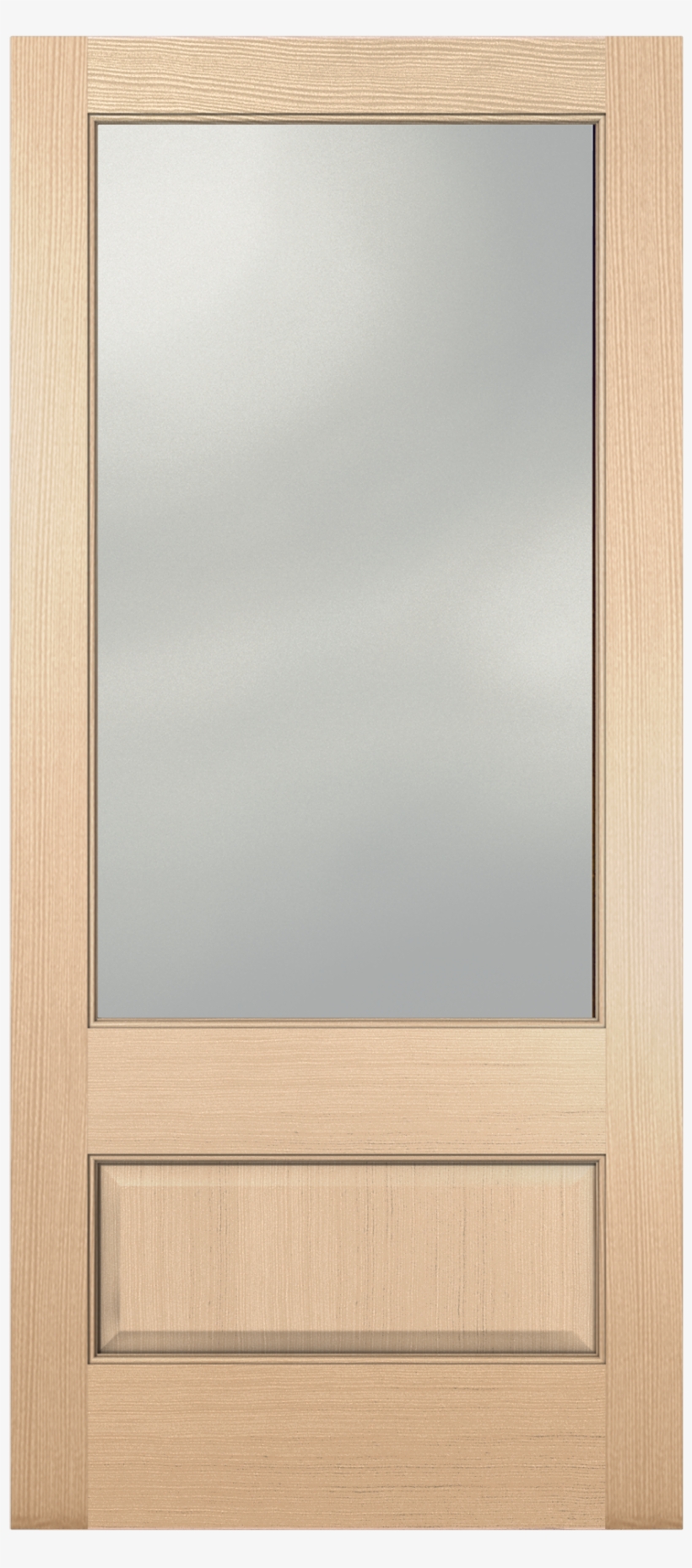 Authentic Wood Glass Panel Exterior Door - Sliding Door, transparent png