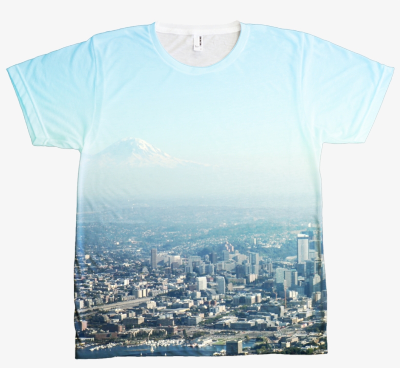 Seattle Skyline T-shirt - Crisis Clothing, transparent png