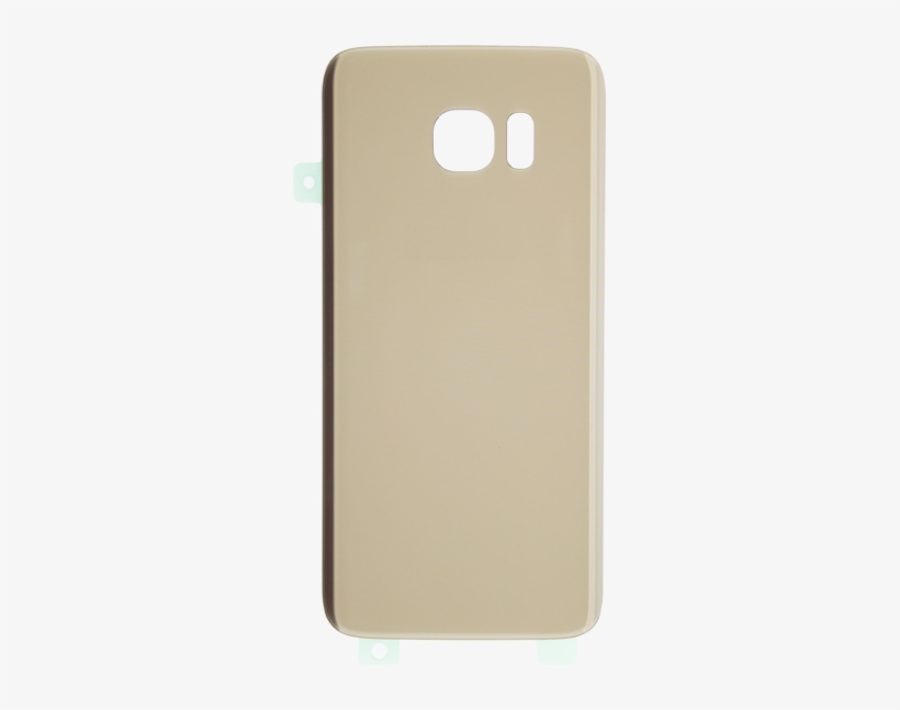 Samsung Galaxy S7 Edge Rear Glass Panel Gold - S7 Back Cover Gold, transparent png