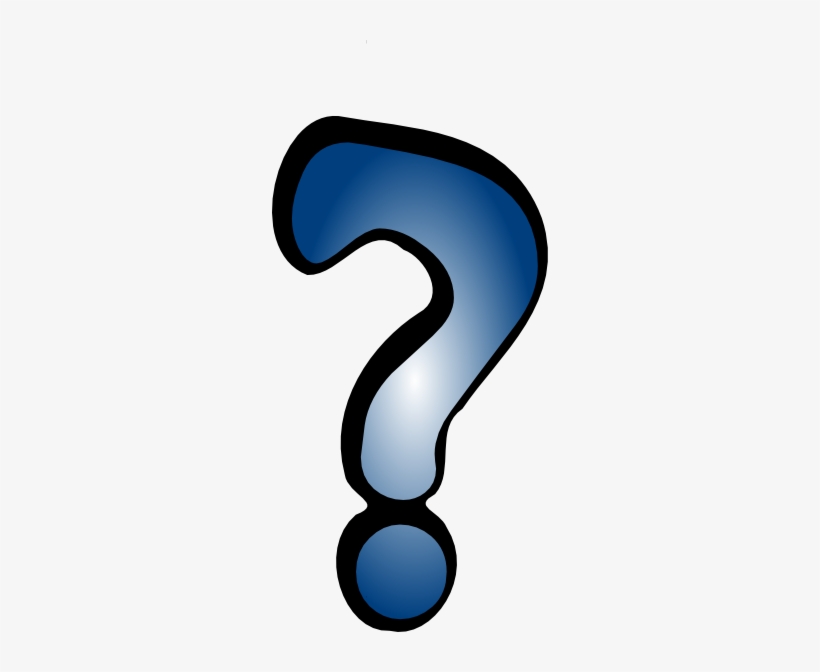 Question Mark Blue By Cj Svg Clip Arts 276 X 592 Px, transparent png